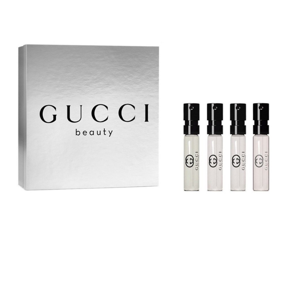 Gucci Beauty Silver Gift Set 4pieces NIB